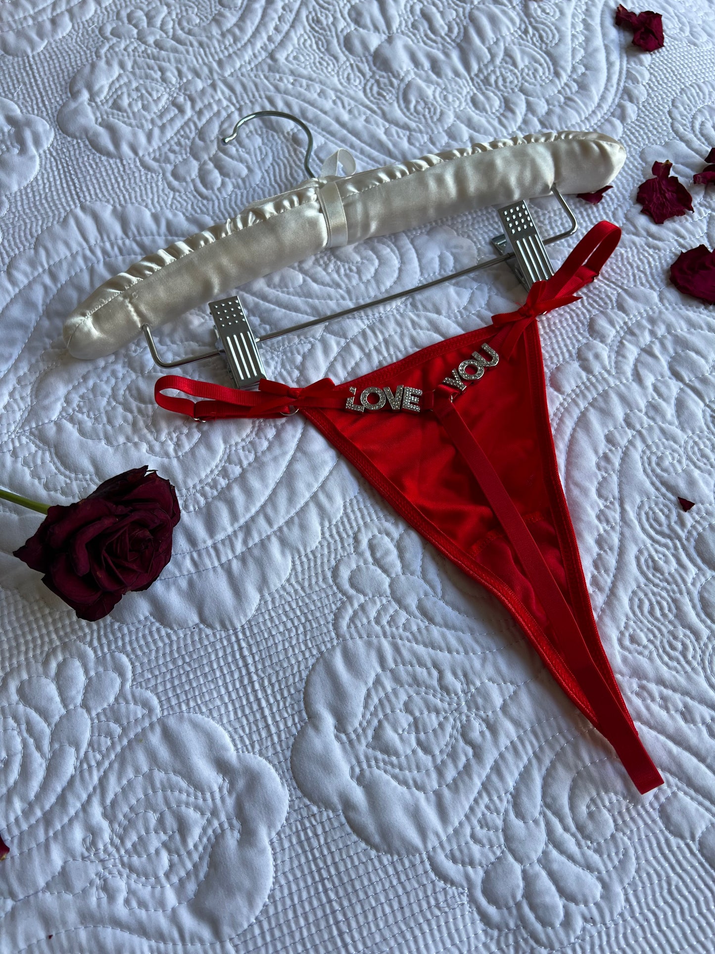 ‘Love You’ Embellished G-String