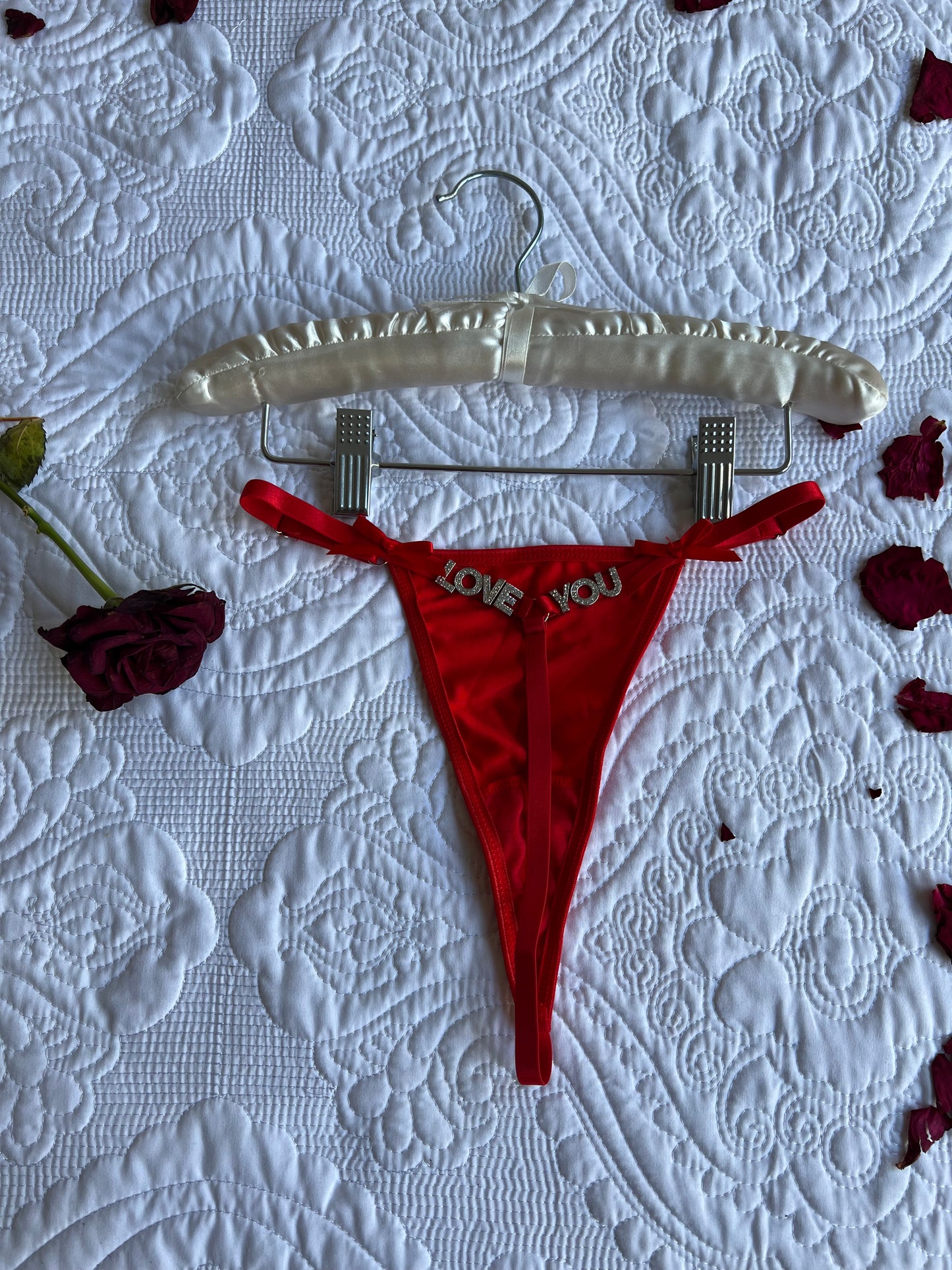 ‘Love You’ Embellished G-String