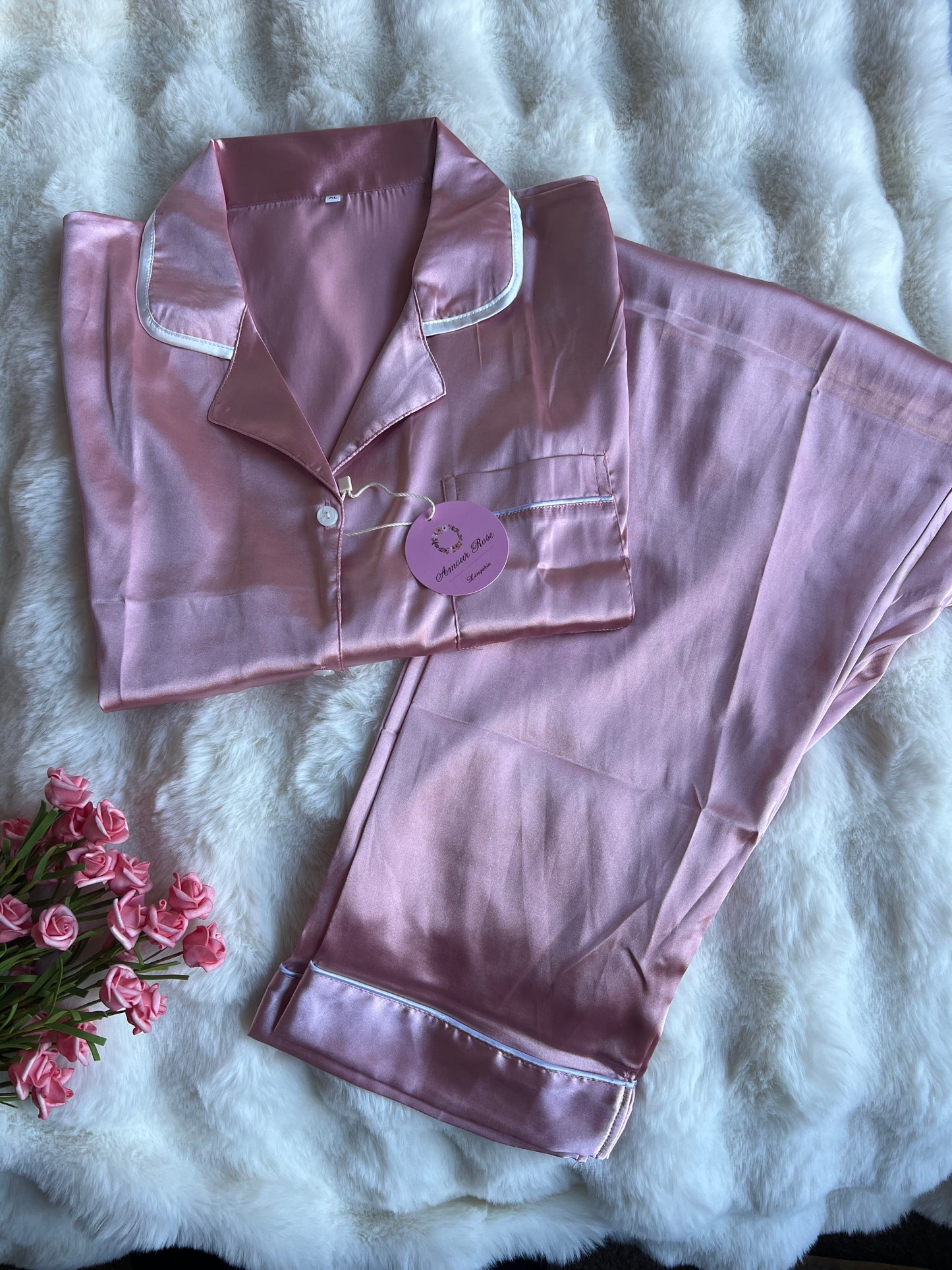 Amour Rose Luxe Pyjama Set