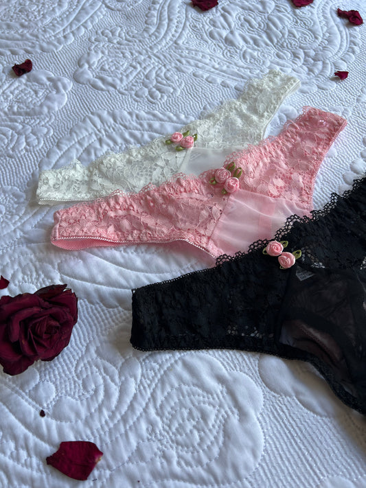 Lace Thong Set