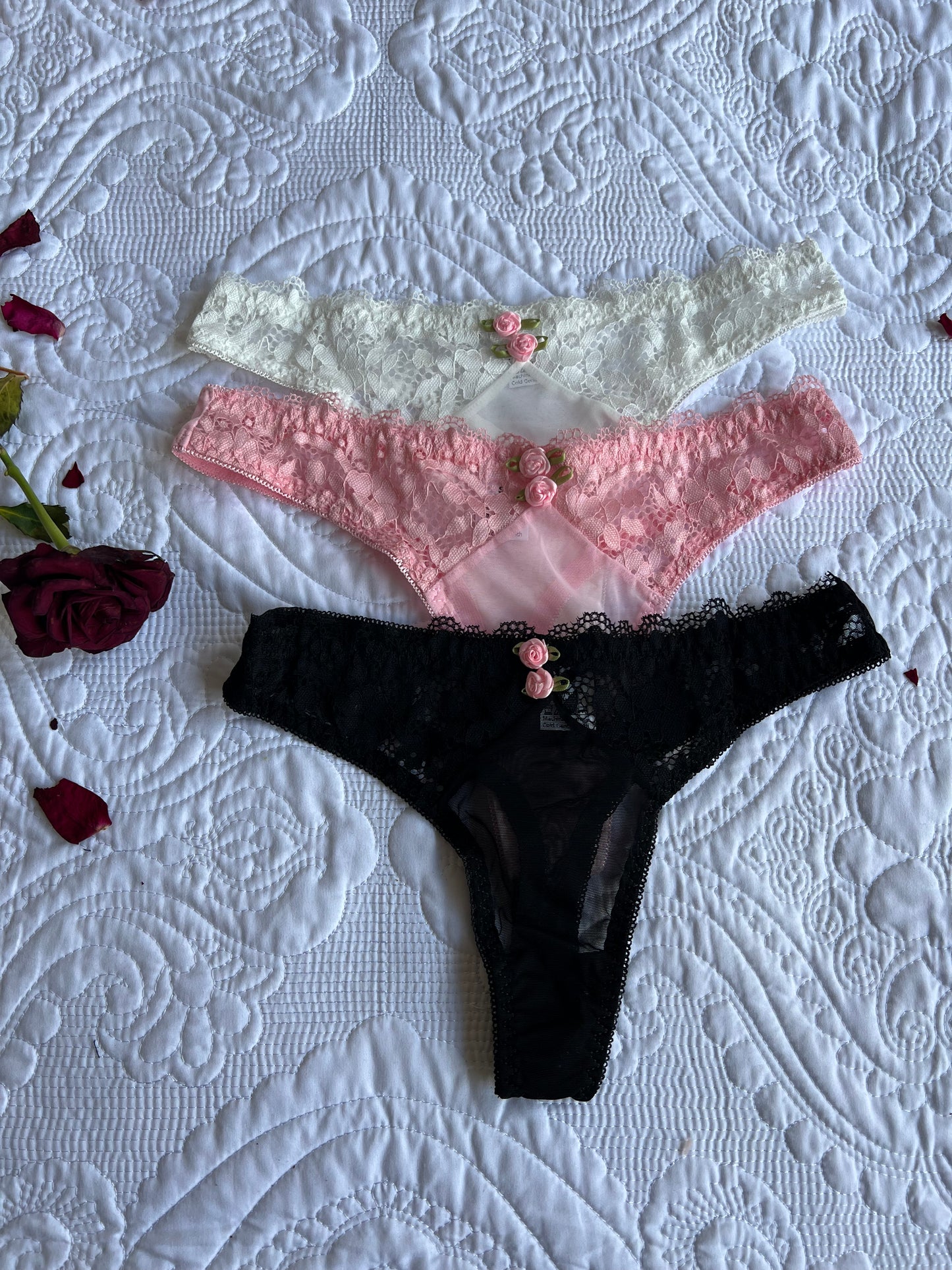 Lace Thong Set