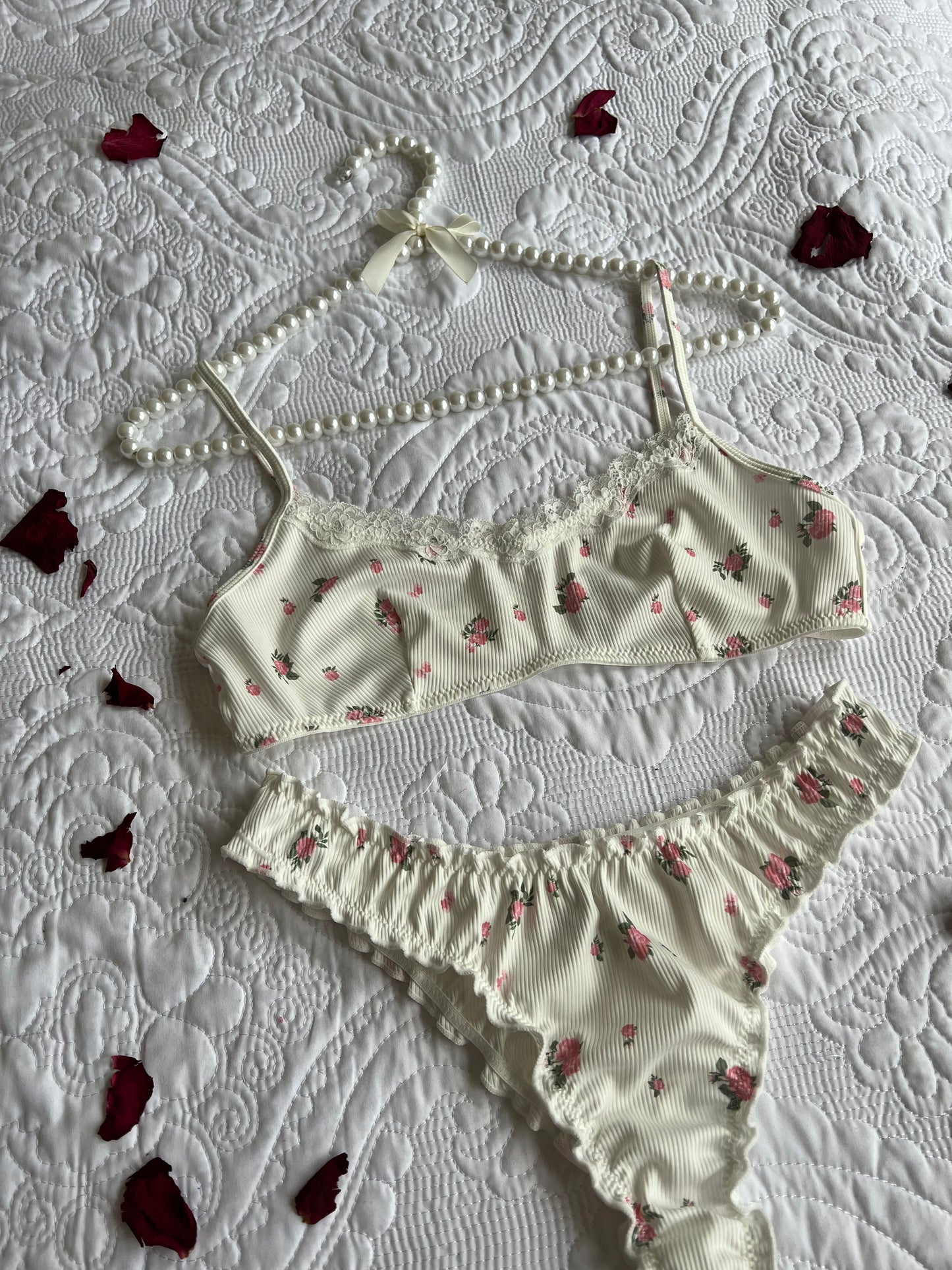 Floral Blanc Set