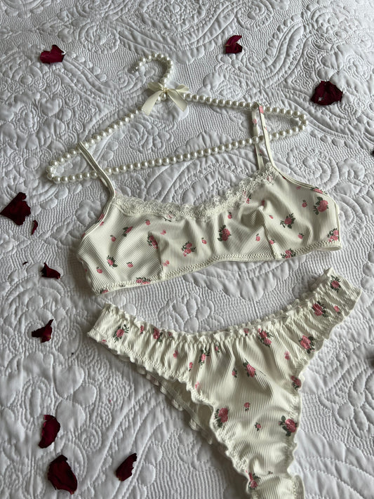 Floral Blanc Set