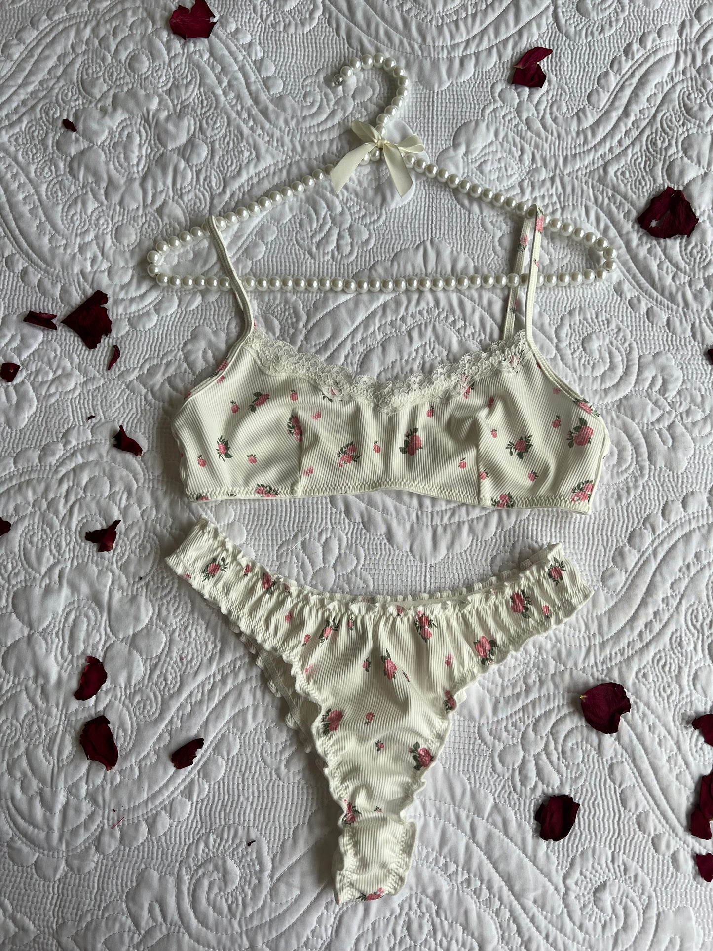 Floral Blanc Set